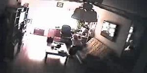 Homeclips - Spycam - Babysitter beim Masturbieren erwischt