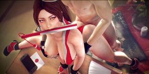 3D hentai game Mai Shiranui Daily Sex Training