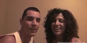 Skinny Light Skinned Amateur Gets Fucked In Bed