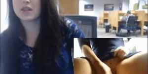 Masturbating in the library