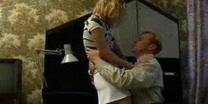 russian bussinessman atack blonde girl