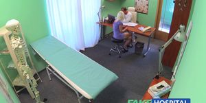 FAKE HOSPITAL - Sexy horny blonde milf wants doctors cum inside her