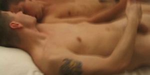 Amateur straight twinks wanking off together