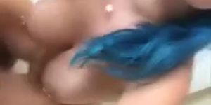 blue hair fk