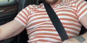 Handjob on the Car, Cumming in Public, Batendo uma na rua dentro do Carro