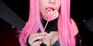 KittyKlaw ASMR - Licking your lollipop