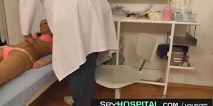 A hidden cam clip of elder vagina doctor at work