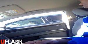 car dickflash blonde milf