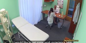 Nurse ends fucked in hospital