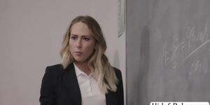 Horny Student Carter Cruise licks and fingers Ryan Keelys wet pussy