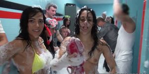 Playboy Tv College - PLAYBOY TV - College girls get wet and messy - Tnaflix.com
