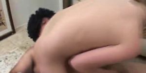 Hairy Chubby Guy Gets Some Blow iJob