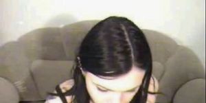 Gothic Girl on Webcam door snahbrandy