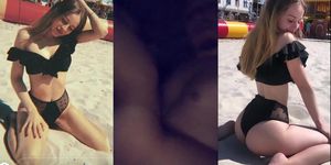 Skinny Bikini Model Has Sex With Her Photographer