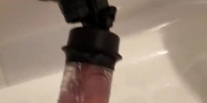 Big cock destroying clear fleshlight