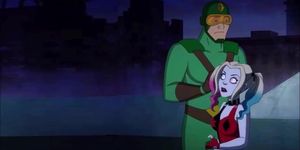 Harley Quinn and Poison Ivy BALLBUSTING KiteMan - FEMDOM balls squeezing, testicles squeezed CARTOON (Poison Ivy (II))
