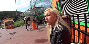 Ravishing czech girl is seduced in the hypermarket and screwed in pov
