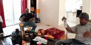 Two whores get fucked by 3 black monster part4 - video 1