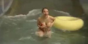 Big Boobs Water Slide Oops