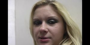 DOGFARTNETWORK - Blonde slut Aralyn Barra loves gloryhole fucking