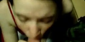 Tiny Tit Teen Takes Huge cumshot all over he face