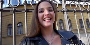 MOFOSNET - Hungarian teen hottie fucks big dick (Amirah Adara)