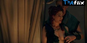 Jaime Murray Breasts Scene  in Spartacus: Gods Of The Arena