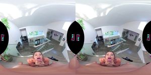 Hard cock for sexy girl in stockings VR