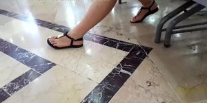 Candid white toes sandals
