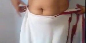Indian Aunty Teases Her Tits