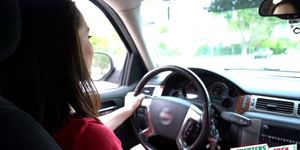 HOT Driving Lessons With Raylin Ann and Joseline Kelly