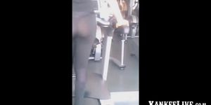 The Best Voyeur Trasparent Ass in the Gymn