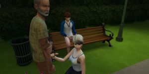 DDSims - Girlfriend Shared at Park with Stranger - Sims 4