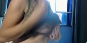 Busty brunette milf masturbates her juicy pussy - video 5