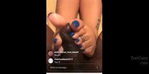 IG Footjob - ShesFreaky