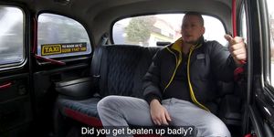 Euro boxer fucks blonde cab driver