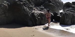 Blowjob on public beach are the best