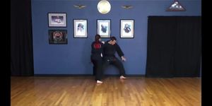 Karate Girl Self Defense attacking Groin - Other Green Belt attacks