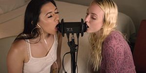 TWO SEXY GIRLS SLOBBER AND SUCK YOUR EARS ( ASMR ) The ASMR Collection - SEXY ASMR PORN