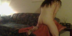 couch humping, intense female orgasm