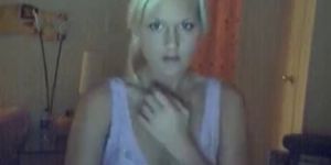 Yoopicam - Cute Blonde Teen Girl Stripping On Cam