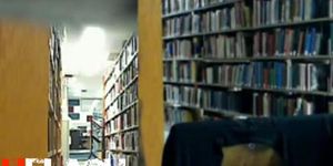 Nude In Public Library flashing Real Amateur W ...