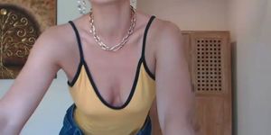 Hanging out with a sexy camgirl with perky tits
