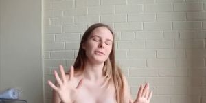 i am shy being Naked - my first naked video