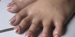Ampliación del dedo del pie ancho
