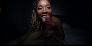 BlackValleyGirls - Sexy Black Teen Gets Her Cunt Dripping Wet For Hard White Cock - Black Valley Girls (Lotus Lain)