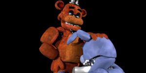 Angry Freddy Fucks Bonnie In The Mouth