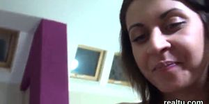 Perfect czech sweetie was seduced in the supermarket and banged in pov - video 1