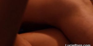 Initiate lesbo girls get their narrow slits licked and screwed (Lucie Makes Porn)