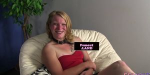 Inked trap plays with her throbbing cock